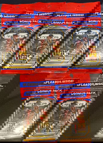 2020-21 NBA Prizm Cellos Qty-5