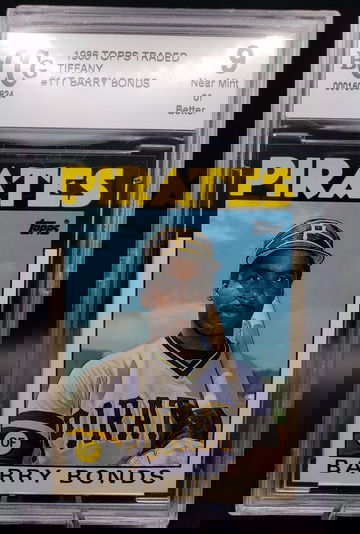 1986 Topps Traded TIFFANY #11T BARRY BONDS xRC - BCCG 9