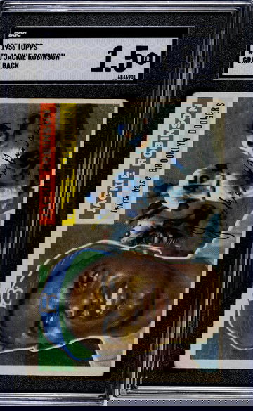 1956 Topps Jackie Robinson SGC 1.5