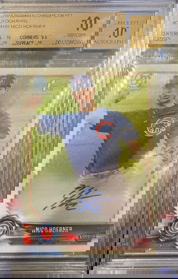 2018 Bowman Chrome Nico Hoerner Pristine 10/10