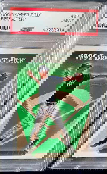 1993 Derek Jeter Topps Gold PSA 9