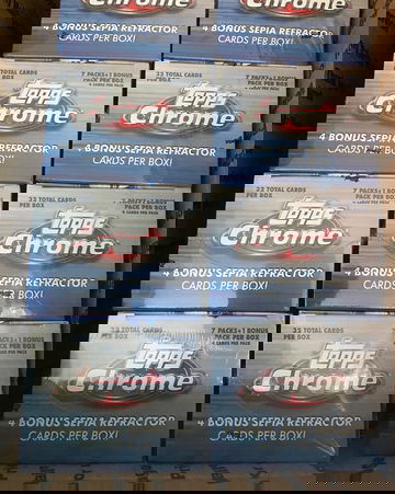 8X 2020 Topps Chrome Blaster Box
