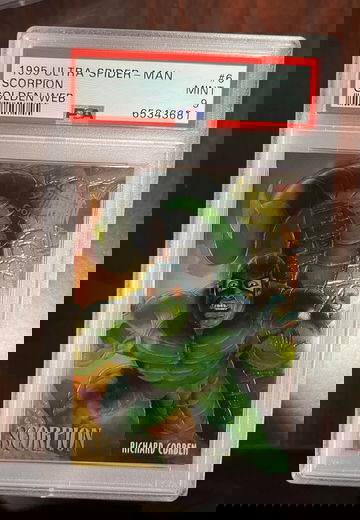1995 Ultra SPider-Man Scorpion Golden Web PSA 9
