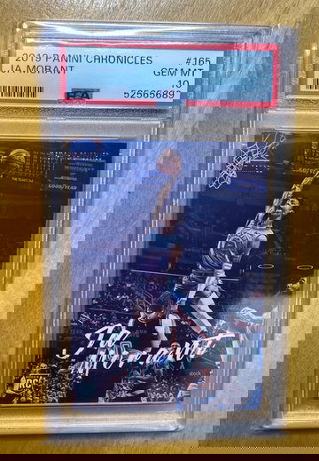 2019-20 Panini Chronicles Ja Morant Luminance RC #165 PSA 10