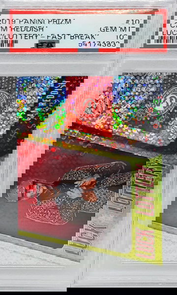 Cam Reddish PSA 10 Luck of the Lottery Fast Break 