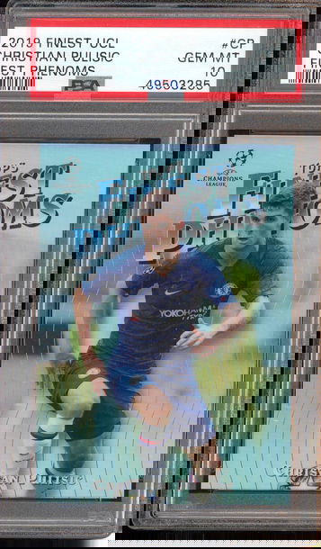 2019 Finest Christian Pulisic PSA 10