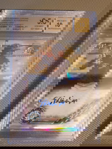 2019 Bowman Noelvi Marte Auto Ref Gem 