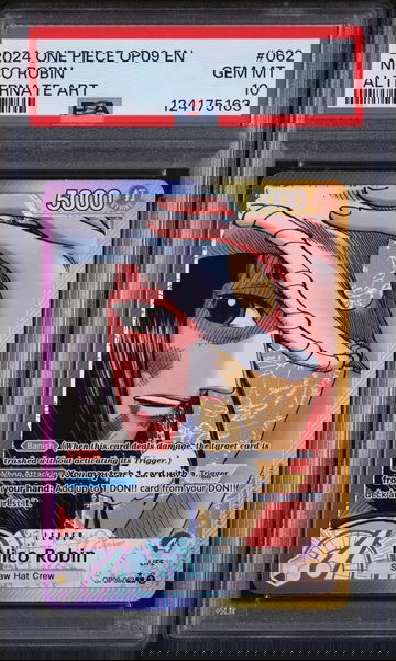 2024 One Piece Emperors In the New World Alternate Art Nico Robin #OP09062 PSA 10