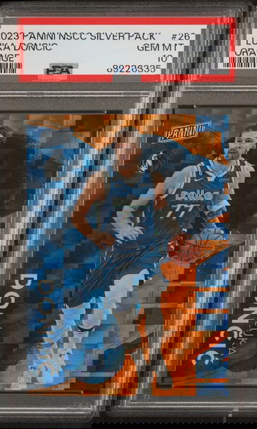 2023 PANINI LUKA DONCIC NSCC SILVER PACKS ORANGE #26 PSA 10