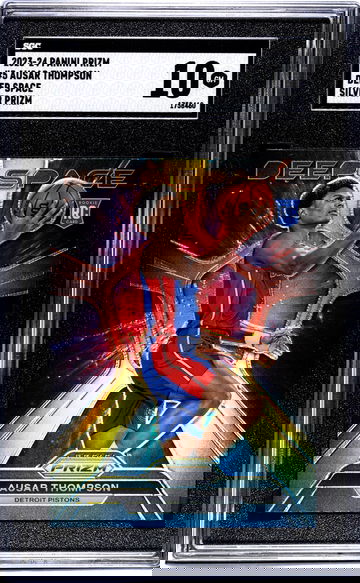 2023-24 Panini Prizm #5 Ausar Thompson Deep Space Silver Prizm SGC 10