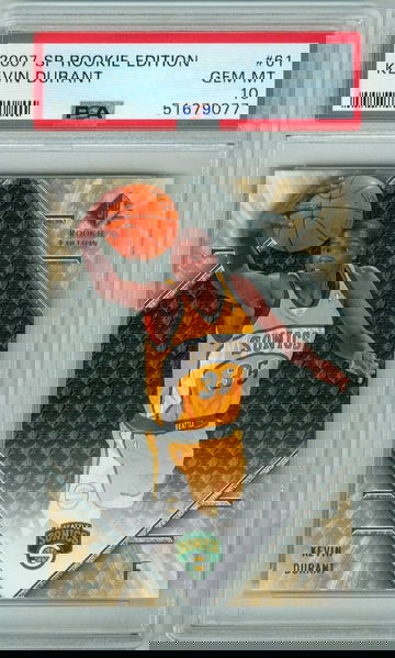 Kevin Durant 2007 SP Rookie Edition #61 PSA 10 Rookie RC