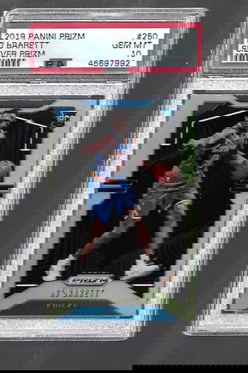 2019 Panini Prizm R J Barrett Silver Prizm