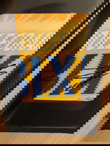 Jannik Sinner index card signed 