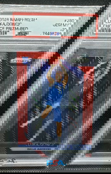 2018 Prizm Luka Doncic Red Choice /88 PSA 10