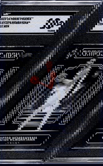 2023-24 Panini Phoenix #7 Victor Wembanyama Temple Men SGC 10