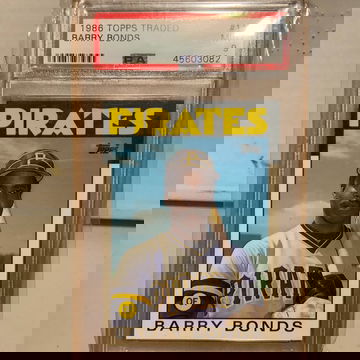 Barry Bonds 1986 Topps Traded PSA 9