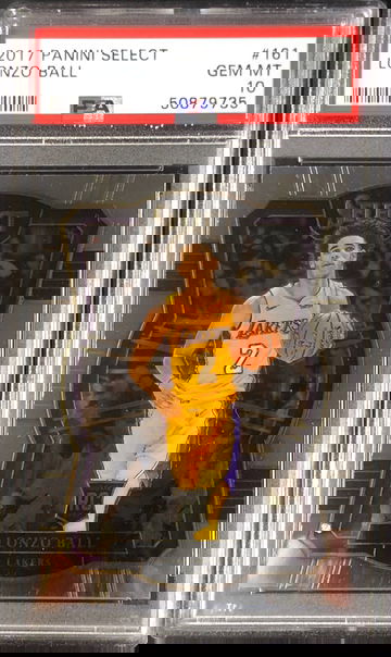 2017 Panini Select Lonzo Ball Premier Level PSA 10