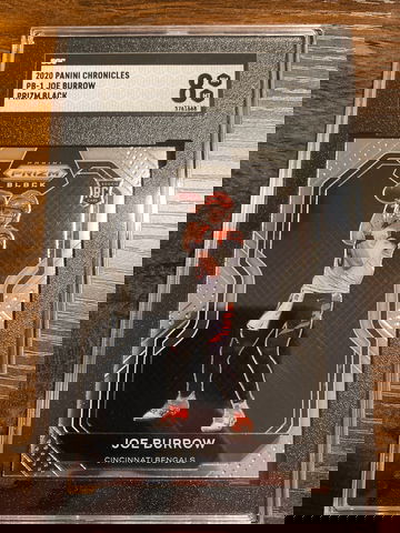 2020 Prizm Black Joe Burrow SGC 8