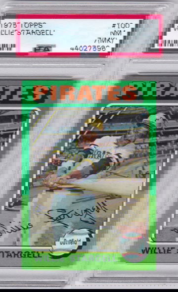 1975 Topps Willie Stargell #100 PSA 7 44027596