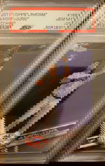 2017 Topps Chrome Aaron Judge Rookie RC 169