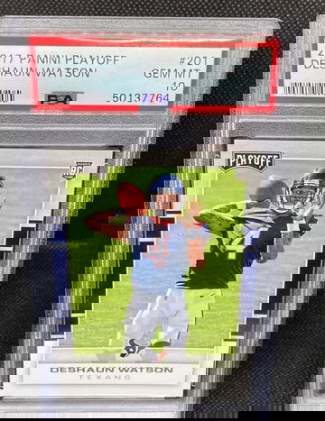 2017 Panini Playoff Deshaun Watson PSA 10