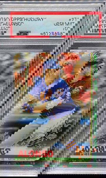 2019 Topps Holiday Metallic Pete Alonso SP