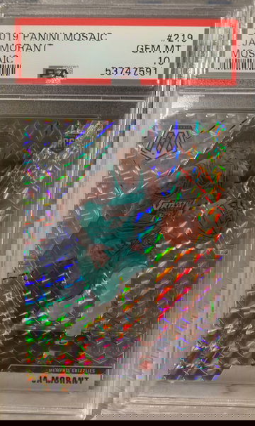 2019 Panini Mosaic Ja Morant Mosaic Parallel PSA 10