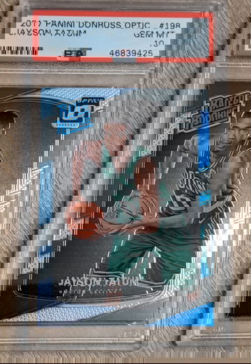 Jayson Tatum 2017 Optic #198 PSA 10