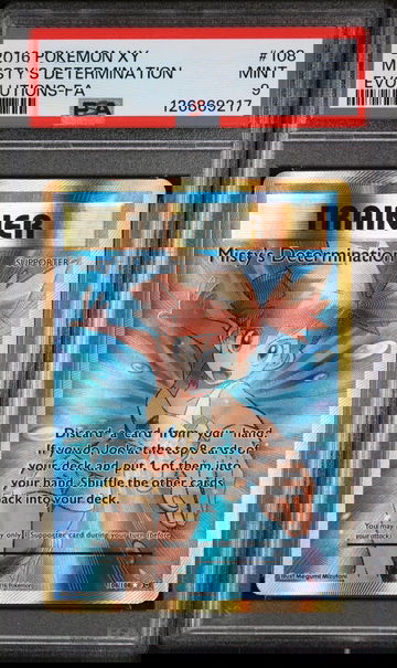 2016 Pokemon XY Evolutions Misty's Determination #108 PSA 9