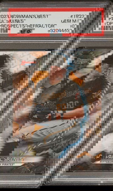 Paul Skenes 2023 Bowman's Best Top Prospects Refractor PSA 10 Gem Mint