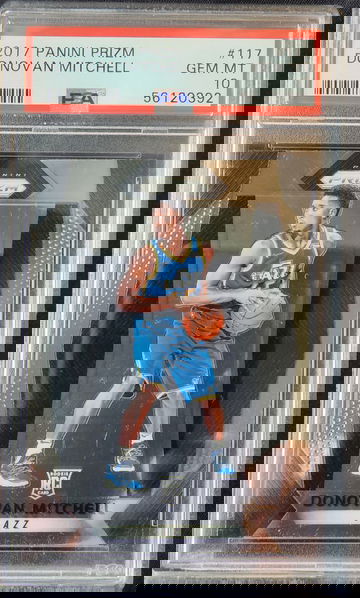 2017 Prizm Donovan Mitchell Base Psa 10