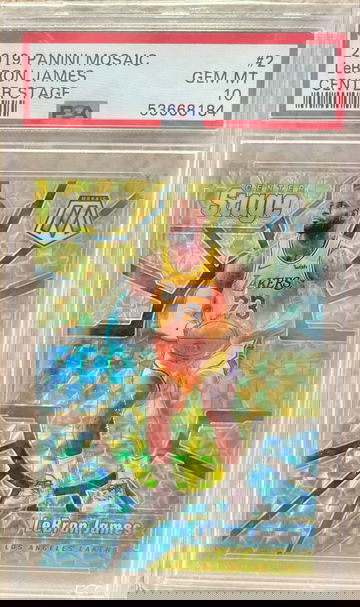 2019 PANINI MOSAIC LEBRON JAMES CENTER STAGE