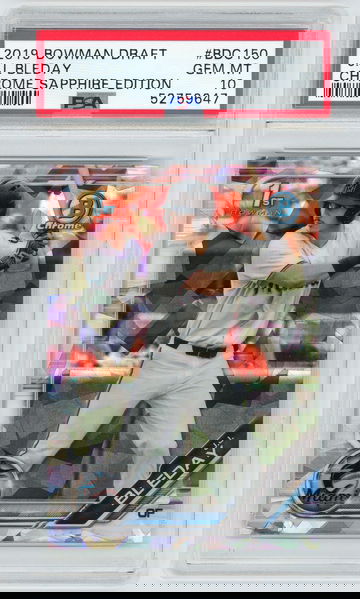 2019 Bowman Draft Sapphire JJ Bleday