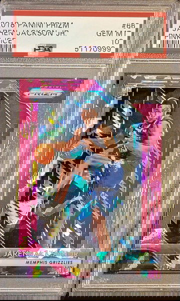 2018 Panini Prizm Pink Ice Jaren Jackson Jr. RC #66 PSA 10 Gem MInt