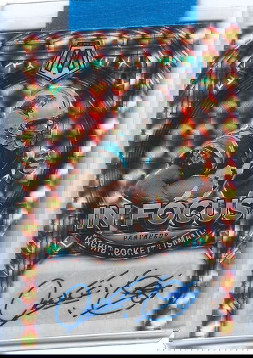 RAGHIB ROCKET ISMAIL 2023 MOSAIC IN FOCUS AUTOGRAPH AUTO -PANTHERS!!
