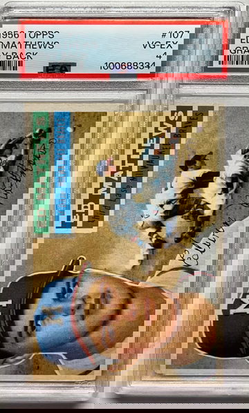 1956 Topps Eddie Mathews PSA 4 Nice Centering