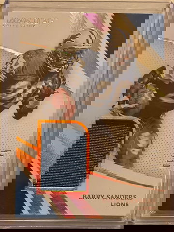 2021 Immaculate Barry Sanders Game-Worn Material 01/10!