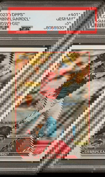 2023 Topps Rainbow Foil Corbin Carroll Rookie Card Arizona Diamondbacks #401