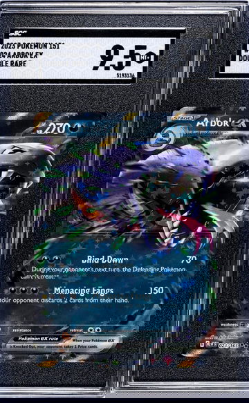 2023 Pokémon Scarlet & Violet 151 Double Rare Arbok #024/165 EX SGC 9.5