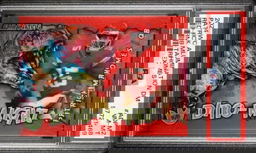 2024 WILD CARD PATRICK MAHOMES DINO-MIGHT T-REX 3/3 RED PSA 8