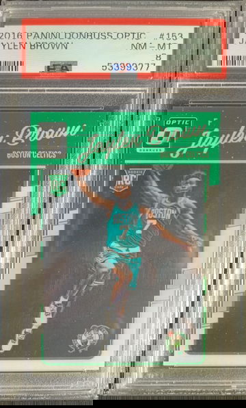 2016 Donruss Optic Jaylen Brown #153 PSA 8 Rookie Celtics