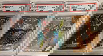 2019 Zion Williamson Rookie Prizm Draft yellow green Illusions Orange