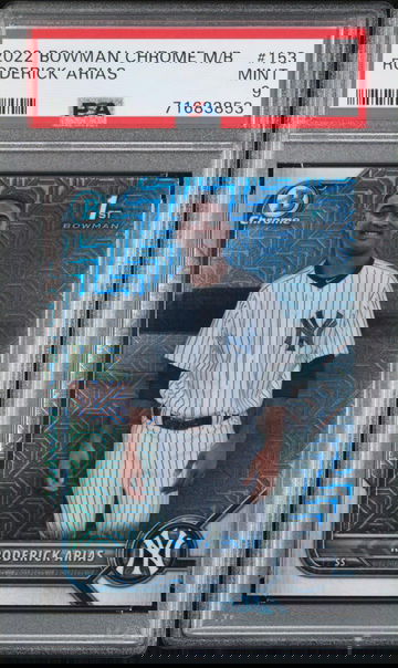 2022 BOWMAN MEGA BOX CHROME RODERICK ARIAS #153  PSA 9