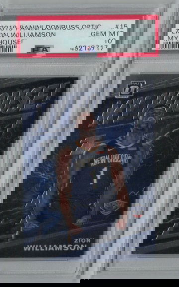 2019 Panini Donruss Optic Zion Williamson My House PSA 10