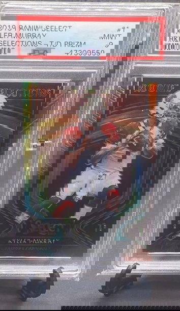 2019 Select Kyler Murray Rookie Selections Tie-Dye Prizm     PSA 9