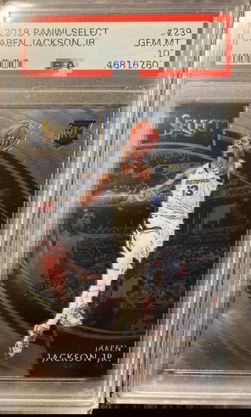 2018 Panini Select Jaren Jackson Jr courtside PSA 10