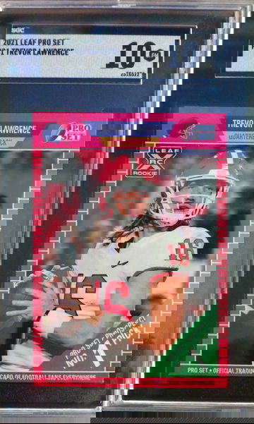 2021 Leaf  Pro set Trevor Lawrence Pro Set SGC 10 Rookie