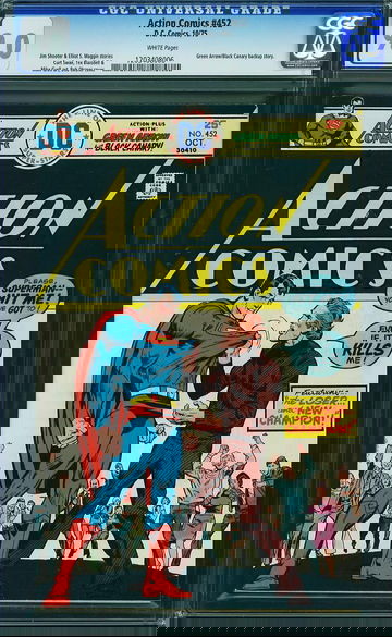 ACTION COMICS #452, CGC 9.0 VFNM