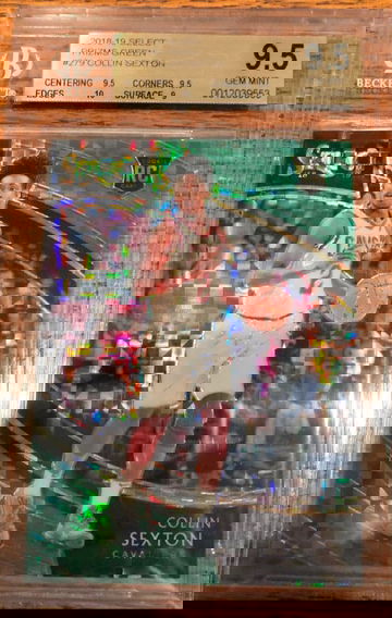   Have o2018-19 Select COLLIN SEXTON Courtside Level GREEN Prizm RC /5 BGS 9.5 GEM MINT