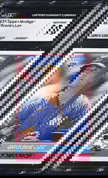 2025 Topps Heritage Brooks Lee RC #63 Minnesota Twins